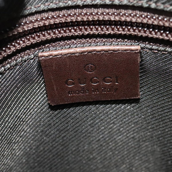 GUCCI GG Supreme Shoulder Bag PVC Beige Silver 92562 Auth yk19235