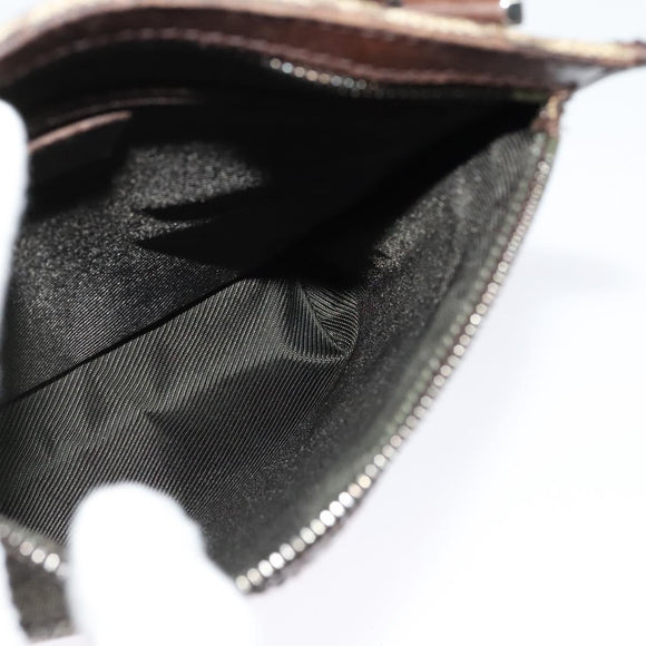 GUCCI GG Supreme Shoulder Bag PVC Beige Silver 92562 Auth yk19235