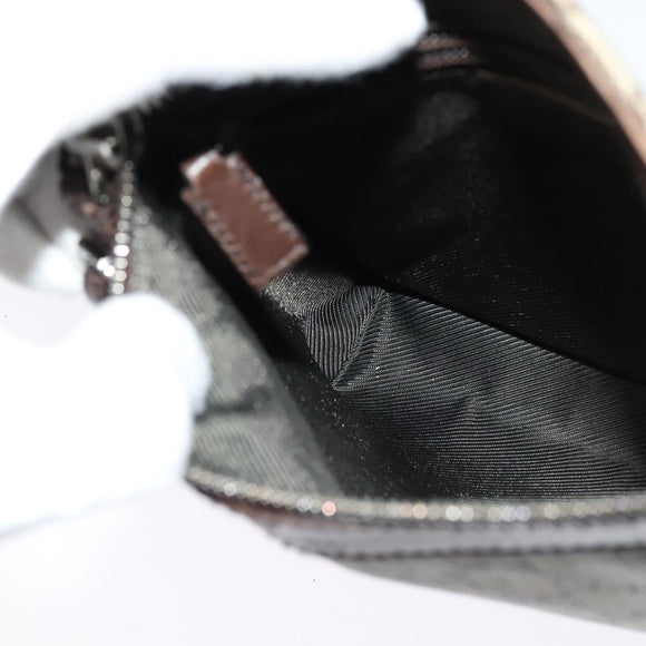 GUCCI GG Supreme Shoulder Bag PVC Beige Silver 92562 Auth yk19235