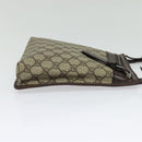 GUCCI GG Supreme Shoulder Bag PVC Beige Silver 92562 Auth yk19235-5