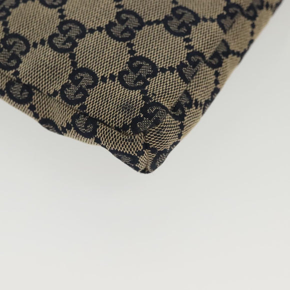 GUCCI GG Canvas Sherry Line Waist bag Red Navy 28566 Auth yk19246