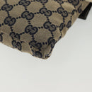 GUCCI GG Canvas Sherry Line Waist bag Red Navy 28566 Auth yk19246-13