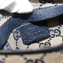 GUCCI GG Canvas Sherry Line Waist bag Red Navy 28566 Auth yk19246-17