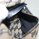 GUCCI GG Canvas Sherry Line Waist bag Red Navy 28566 Auth yk19246-19