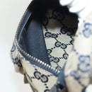 GUCCI GG Canvas Sherry Line Waist bag Red Navy 28566 Auth yk19246-20