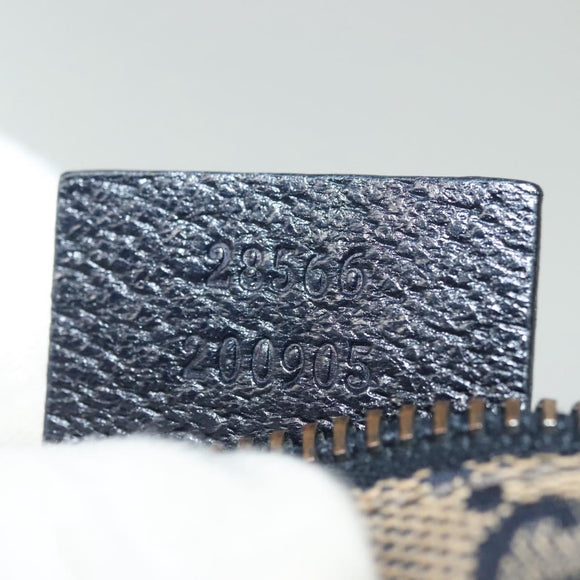 GUCCI GG Canvas Sherry Line Waist bag Red Navy 28566 Auth yk19246