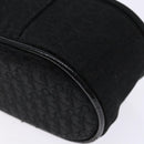 Christian Dior Trotter Canvas Vanity Pouch Black Silver Auth yk19248-15