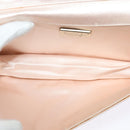 CHANEL Chain Stone Camelia Shoulder Bag Satin Pink CC Auth yk19253-10