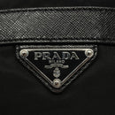 PRADA Shoulder Bag Nylon Black Silver Auth yk19273A-18