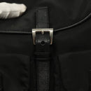 PRADA Shoulder Bag Nylon Black Silver Auth yk19273-9