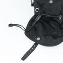 PRADA Shoulder Bag Nylon Black Silver Auth yk19273-19