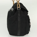PRADA Shoulder Bag Nylon Black Silver Auth yk19273-4