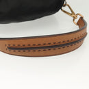 PRADA Shoulder Bag Nylon Black Silver Auth yk19273-7