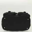 PRADA Shoulder Bag Nylon Black Silver Auth yk19273-5