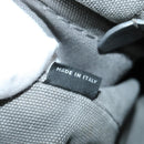 PRADA Canapa PM Hand Bag Canvas 2way Gray Silver Auth yk19274-24