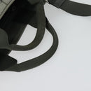 PRADA Canapa PM Hand Bag Canvas 2way Gray Silver Auth yk19274-7