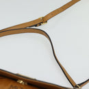 MCM Logogram Vicetos Shoulder Bag PVC 2way Brown Gold Auth yk19287-14