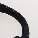 LOEWE Anagram Punching Shoulder Bag Leather Navy Metallic Silver Auth yk19288-8