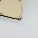 PRADA Hand Bag Tweed Leather Beige Black Silver Auth yk19291-12