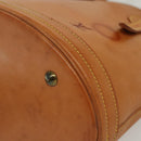 LOUIS VUITTON Nomad Leather Bucket PM Shoulder Bag Beige M85001 LV Auth yk19293-14
