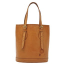 LOUIS VUITTON Nomad Leather Bucket PM Shoulder Bag Beige M85001 LV Auth yk19293-13