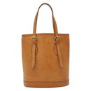 LOUIS VUITTON Nomad Leather Bucket PM Shoulder Bag Beige M85001 LV Auth yk19293-2