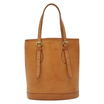 LOUIS VUITTON Nomad Leather Bucket PM Shoulder Bag Beige M85001 LV Auth yk19293 - 0