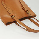 LOUIS VUITTON Nomad Leather Bucket PM Shoulder Bag Beige M85001 LV Auth yk19293-6