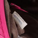 BOTTEGA VENETA INTRECCIATO Hobo Shoulder Bag Leather Pink Auth yk19295V-11