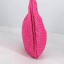 BOTTEGA VENETA INTRECCIATO Hobo Shoulder Bag Leather Pink Auth yk19295V-4