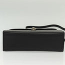 Burberrys Hand Bag Leather 2way Black Silver Auth yk19299-5