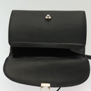 Burberrys Hand Bag Leather 2way Black Silver Auth yk19299-11