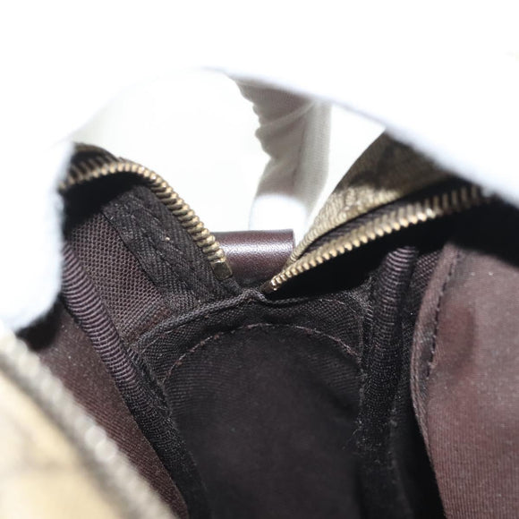 GUCCI GG Supreme Shoulder Bag PVC Beige Gold 233268 Auth yk19303