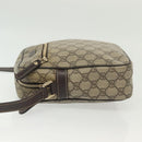 GUCCI GG Supreme Shoulder Bag PVC Beige Gold 233268 Auth yk19303-5