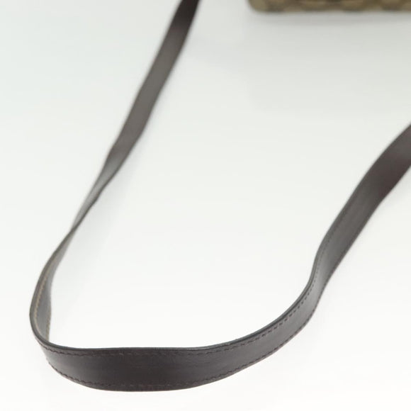 GUCCI GG Supreme Shoulder Bag PVC Beige Gold 233268 Auth yk19303