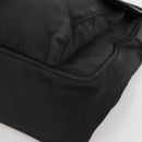 PRADA Shoulder Bag Nylon Black Silver Auth yk19309-14