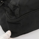 PRADA Shoulder Bag Nylon Black Silver Auth yk19309-15