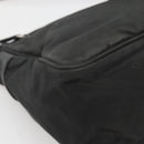 PRADA Shoulder Bag Nylon Black Silver Auth yk19309-9