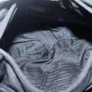 PRADA Shoulder Bag Nylon Black Silver Auth yk19309-11