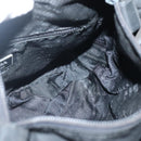 PRADA Shoulder Bag Nylon Black Silver Auth yk19309-20