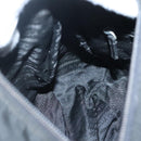 PRADA Shoulder Bag Nylon Black Silver Auth yk19309-21