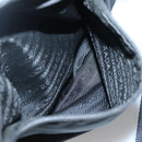 PRADA Shoulder Bag Nylon Black Silver Auth yk19309-24