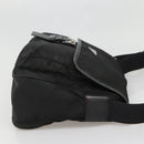 PRADA Shoulder Bag Nylon Black Silver Auth yk19309-4