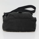PRADA Shoulder Bag Nylon Black Silver Auth yk19309-5