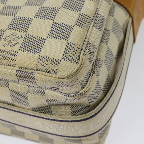 LOUIS VUITTON Damier Azur Naviglio Shoulder Bag N51189 LV Auth yk19310