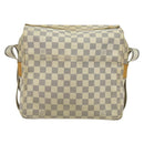 LOUIS VUITTON Damier Azur Naviglio Shoulder Bag N51189 LV Auth yk19310-13