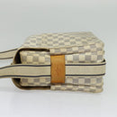 LOUIS VUITTON Damier Azur Naviglio Shoulder Bag N51189 LV Auth yk19310-3