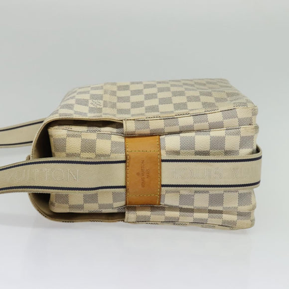 LOUIS VUITTON Damier Azur Naviglio Shoulder Bag N51189 LV Auth yk19310