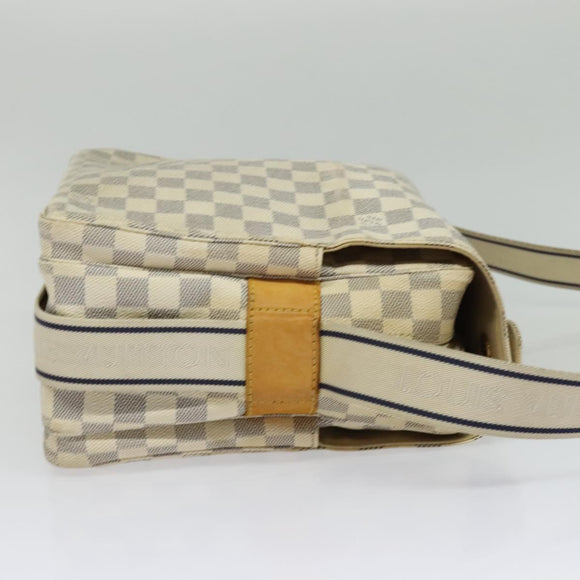 LOUIS VUITTON Damier Azur Naviglio Shoulder Bag N51189 LV Auth yk19310