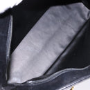 BALLY Hand Bag Leather Black Gold Auth yk19321-11